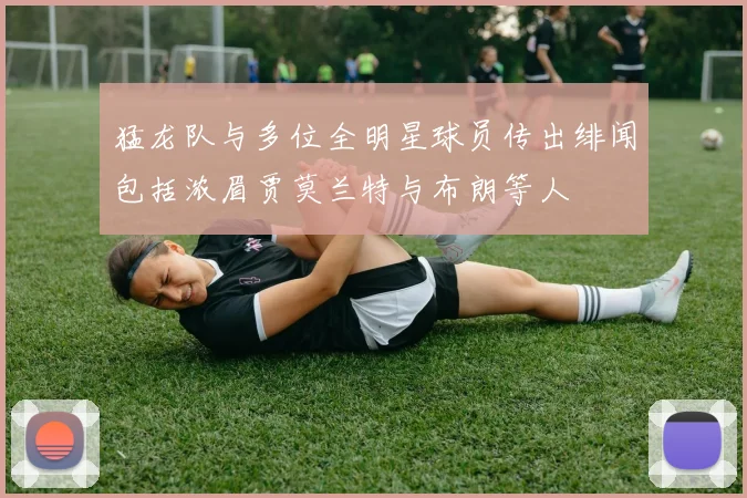 猛龙队与多位全明星球员传出绯闻包括浓眉贾莫兰特与布朗等人
